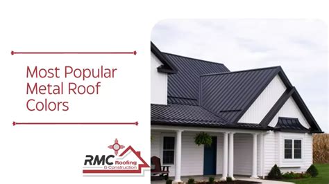 most popular metal roof color